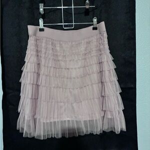 SHEIN Layered Tulle Mini Skirt in Soft Pink